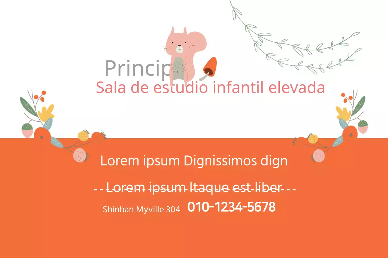 Sala de estudio infantil elevada