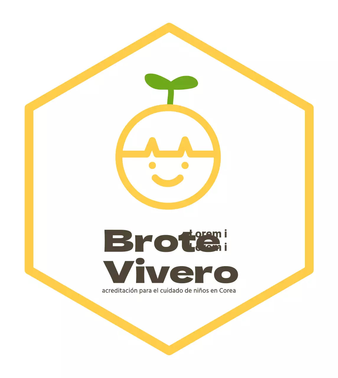 Sencillo y bonito cartel ilustrado para la habitación del bebé