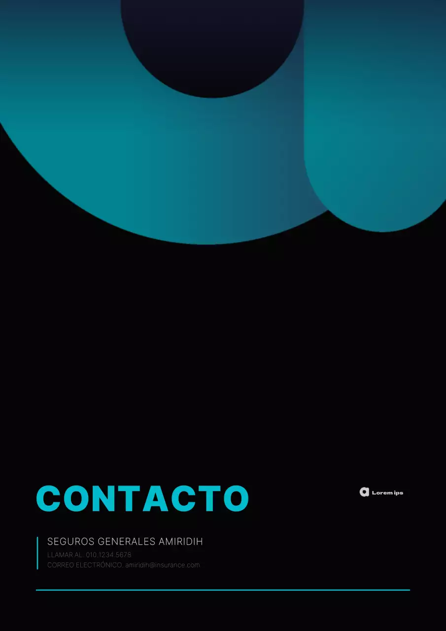 Plan de empresa de concepto sencillo en azul claro y negro