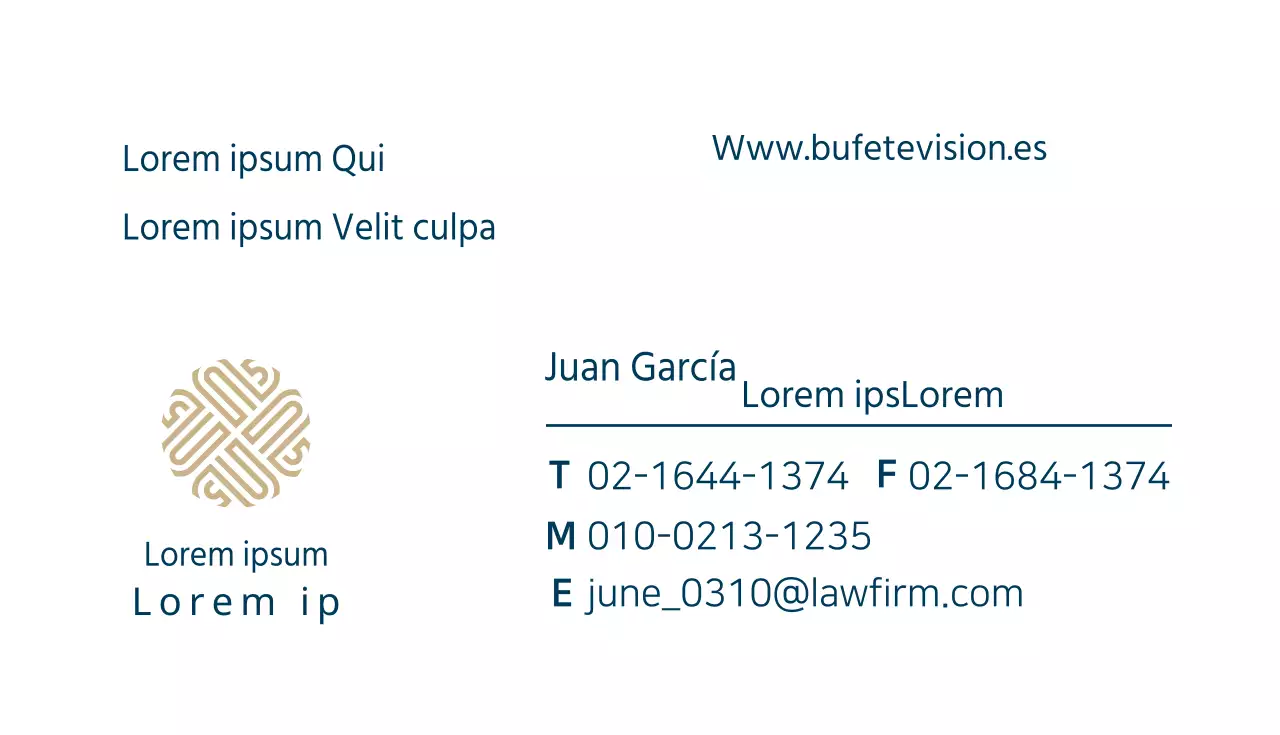 Embargo preventivo del bufete Vision