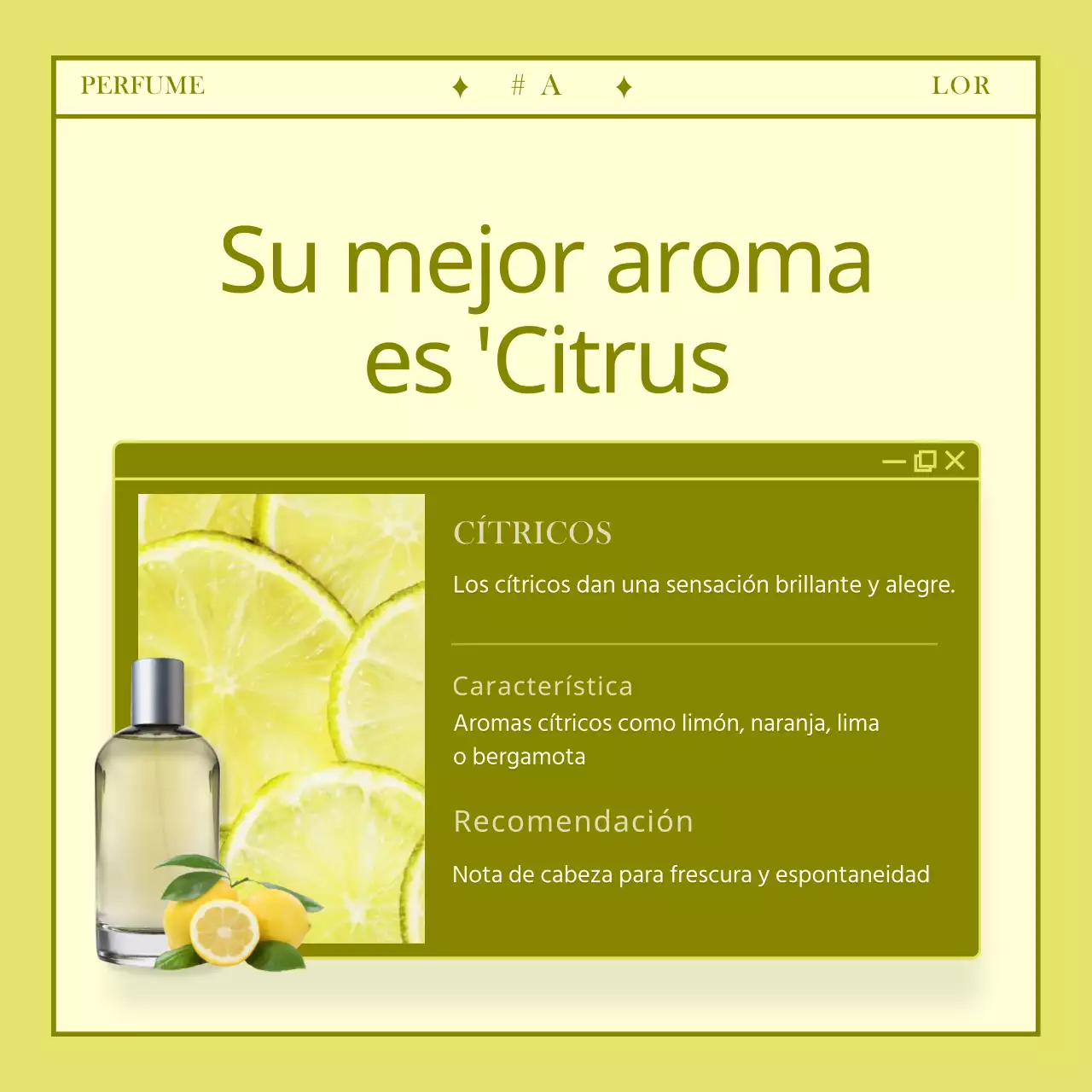 Tarjeta de prueba de perfume personalizada y sencillaDiseño de noticias