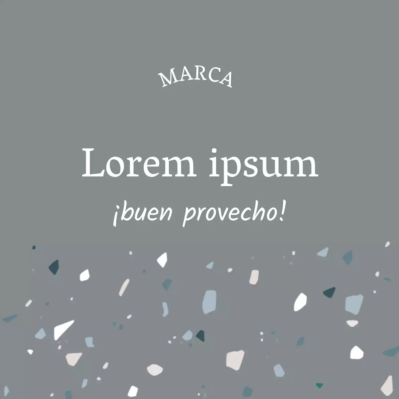 Gris guijarros latte