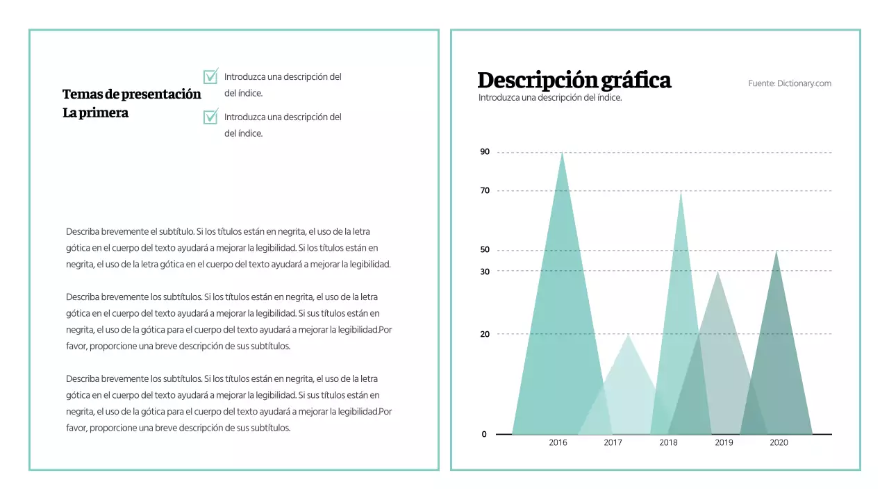 Diseño gráfico de concepto limpio y azul