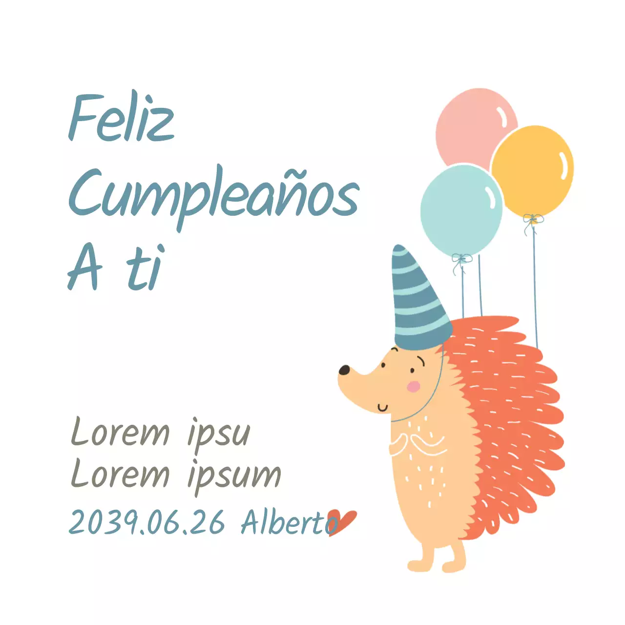 Cumpleaños del erizo