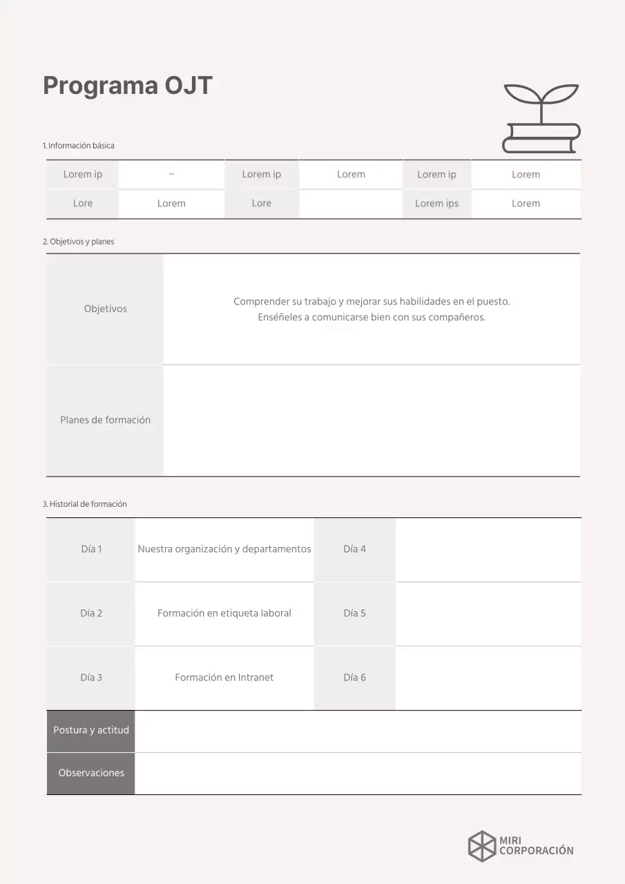 Programa simple de formación en alternancia en marfil