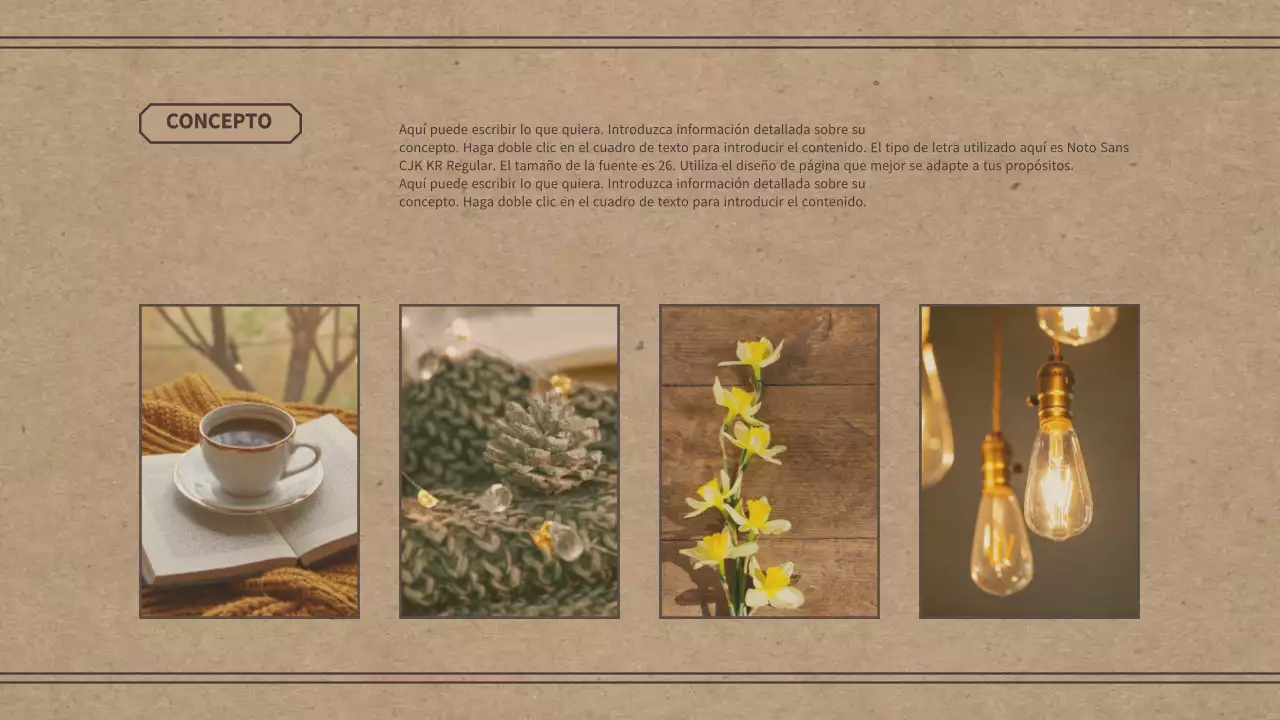 Tema de cartera con un concepto retro