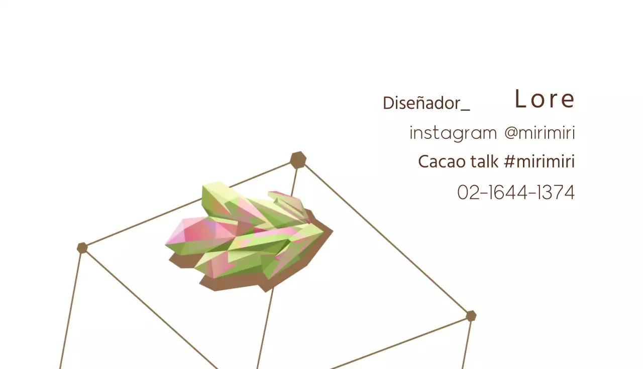 Beige rosa loto ilustración abalorios artesanía tarjeta de visita