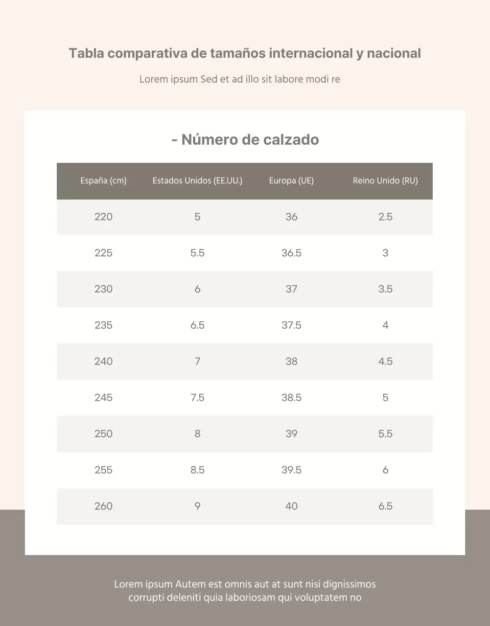 Plantilla de agente de compras internacional beige y tranquila