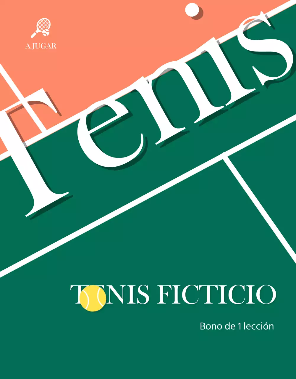 Detalles del abono verde de un día para el tenis moderno