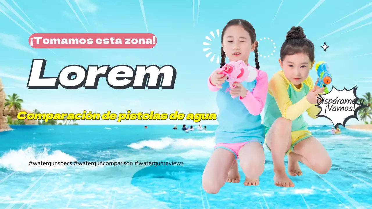 Lo esencial para divertirse en verano Pistolas de agua Especificaciones Comparativa Reseñas Parque acuático vacaciones de verano