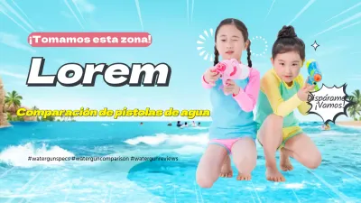 Lo esencial para divertirse en verano Pistolas de agua Especificaciones Comparativa Reseñas Parque acuático vacaciones de verano