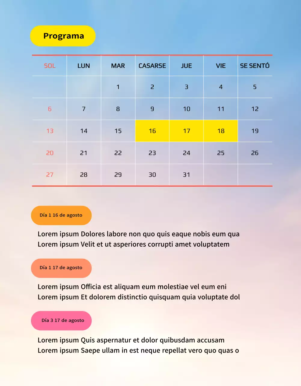 Campamento CardNews en el arco iris