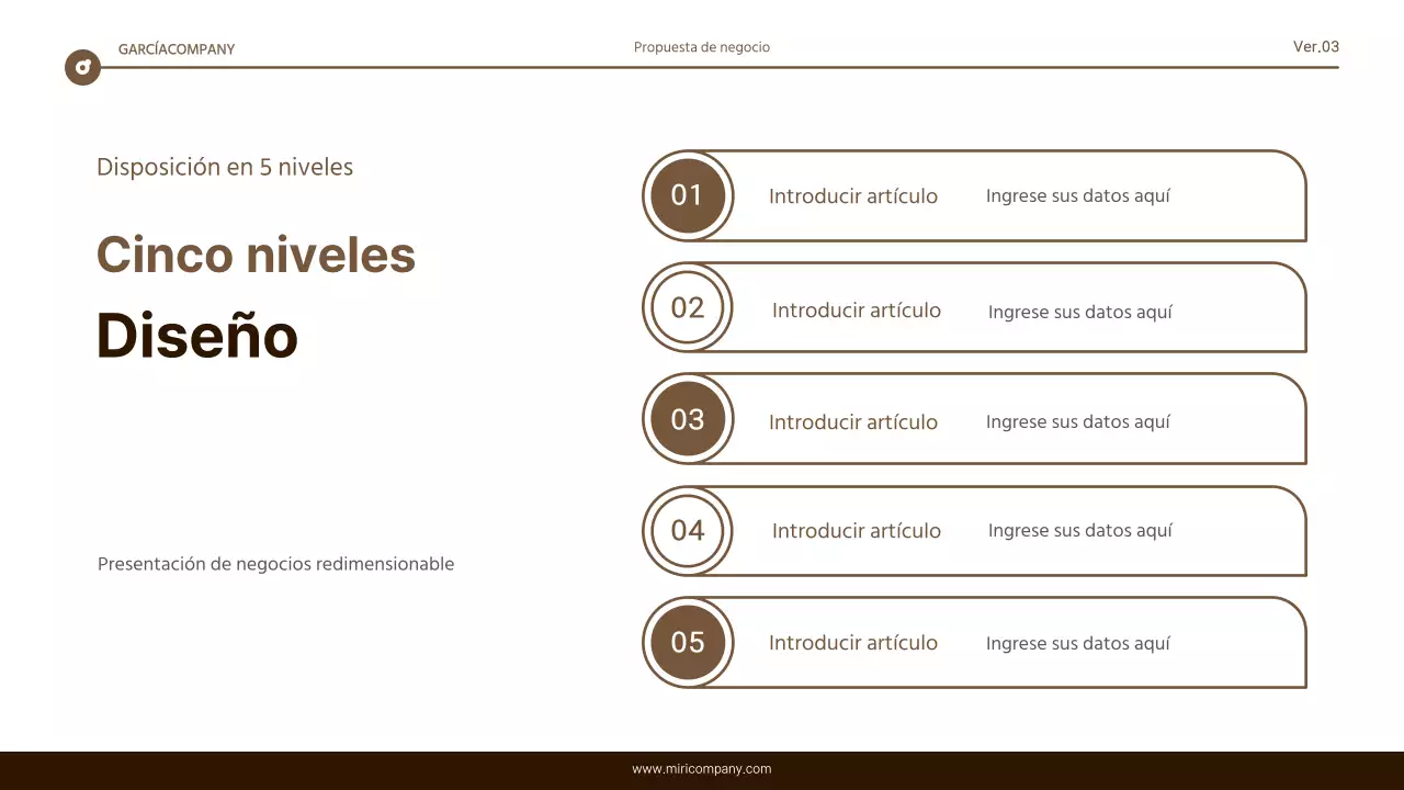 Informe de resaltado de texto sencillo en marrón y blanco