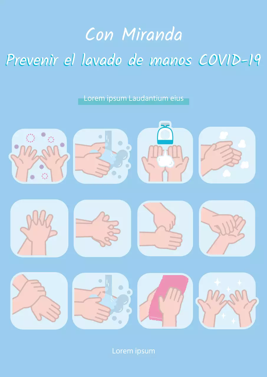 Lavamanos corona azul claro