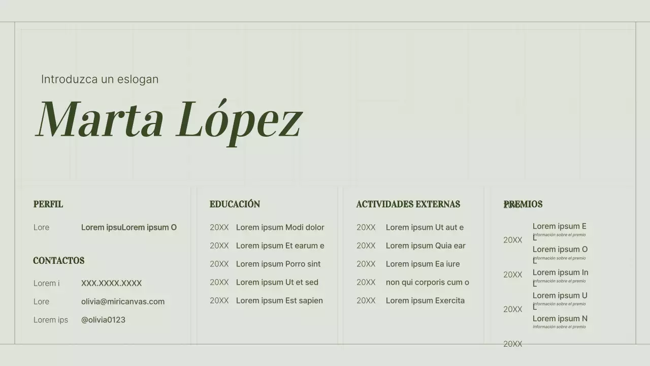 La cartera de un vendedor de contenidos con un concepto de cuadrícula simple y verde