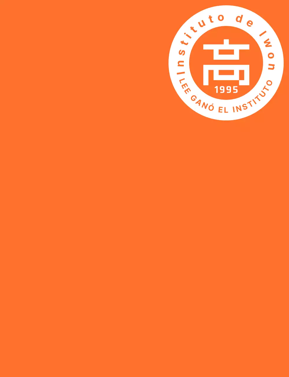 Camiseta del personal del festival de la escuela secundaria en un estilo limpio, naranja y blanco emblema logotipo