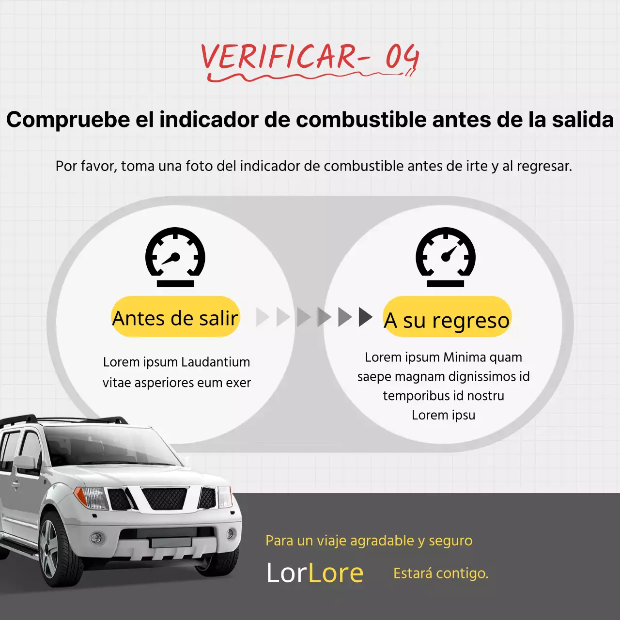 Consejos para utilizar coches de alquiler grises y amarillos