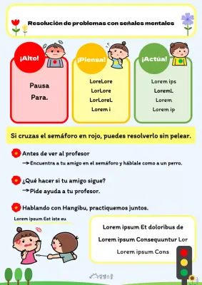Hoja de actividades para primaria También hay semáforos en el corazón