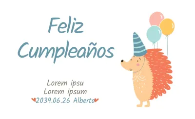 Cumpleaños del erizo