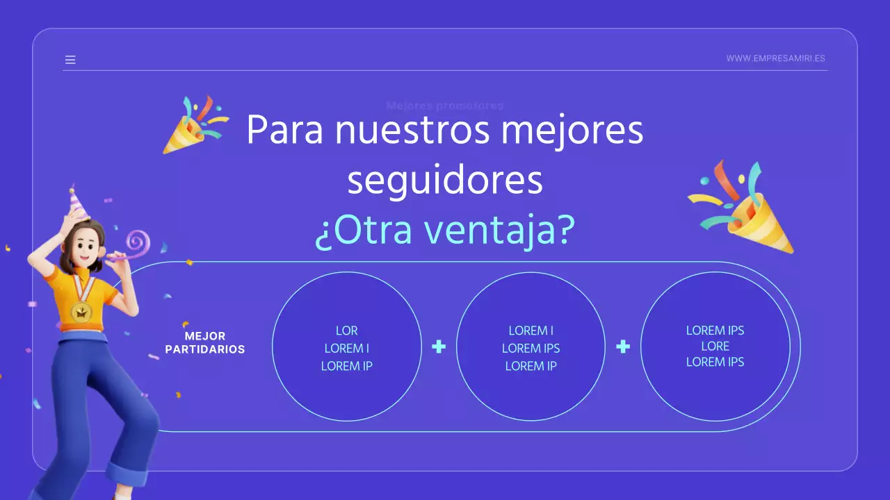 Anuncio de lanzamiento kitsch con simpáticas ilustraciones azules