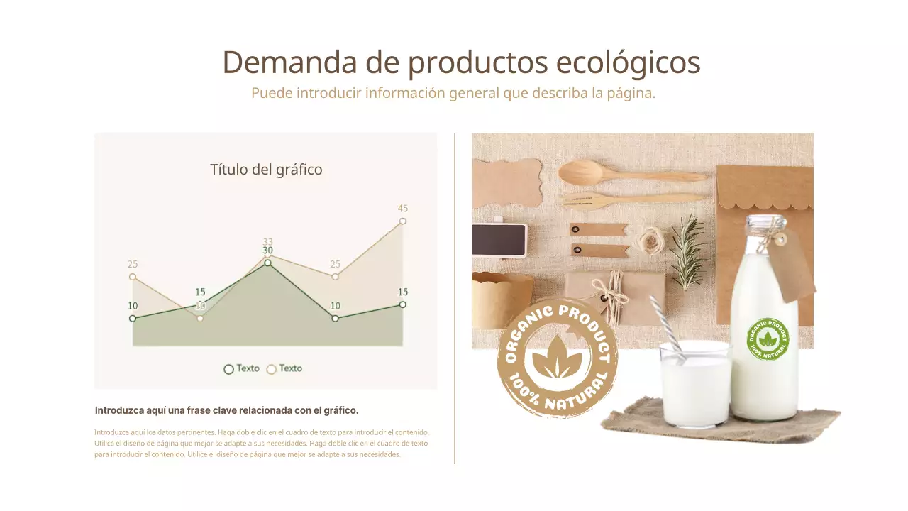 Naturalistic Green Business en verde y marrón (Presentación)