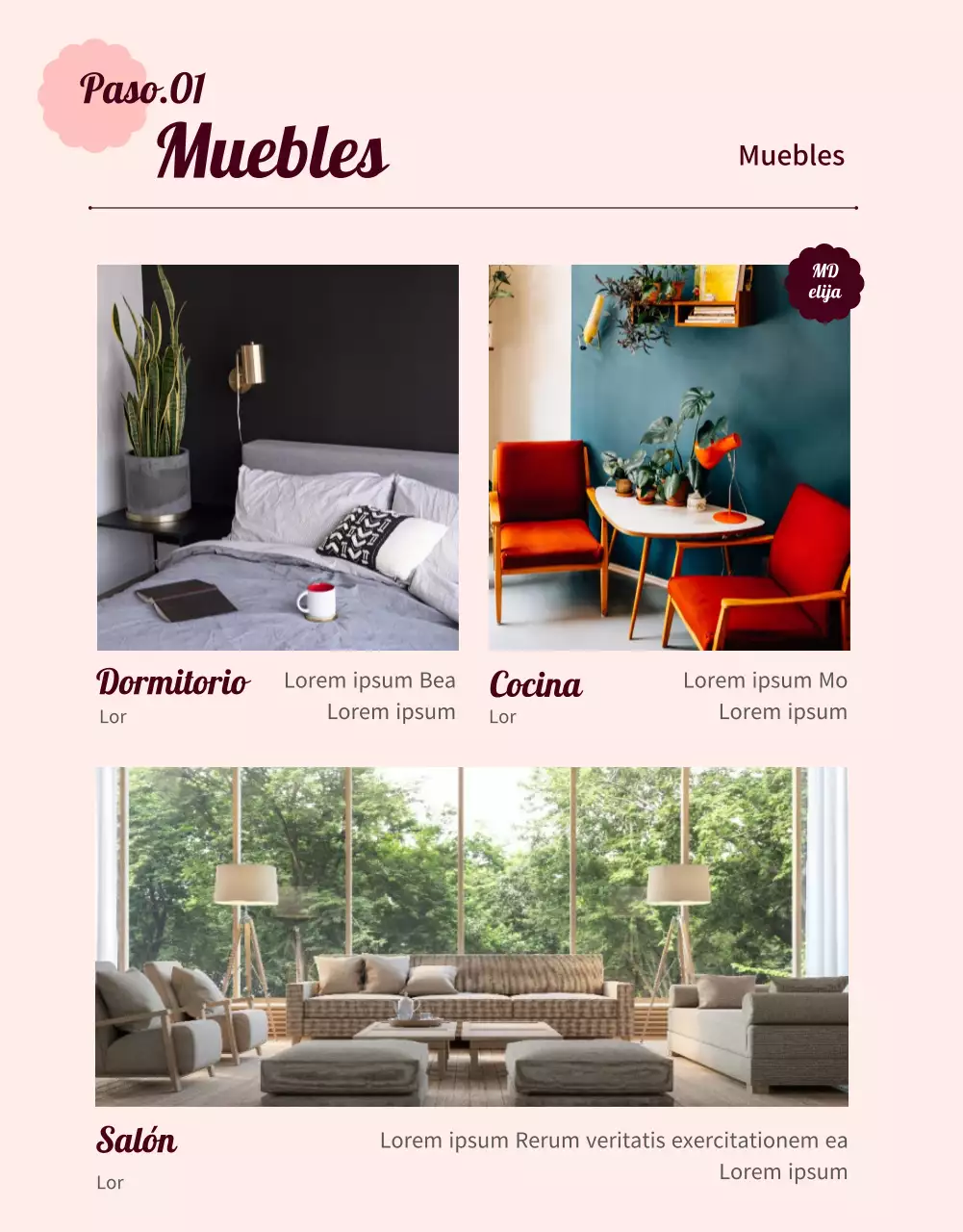 Exposición especial Pink Mood Living Muebles, electrodomésticos y decoración para el hogar