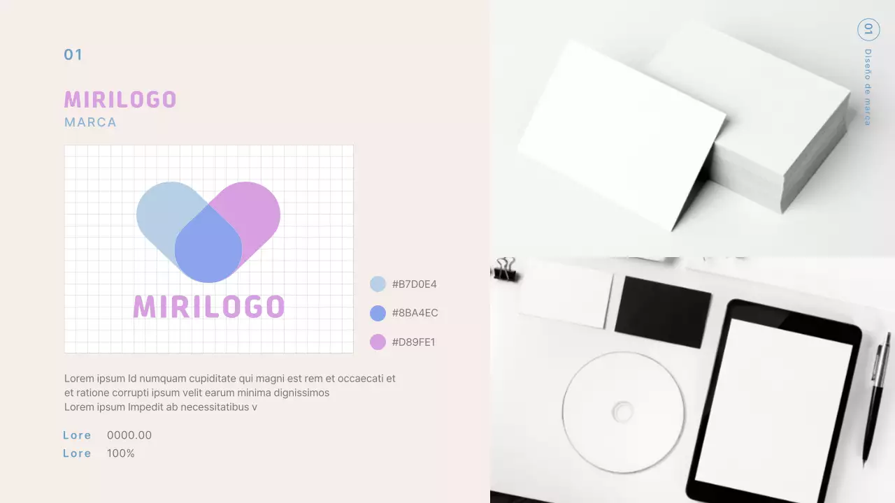 Cartera de diseño moderno en beige y azul claro