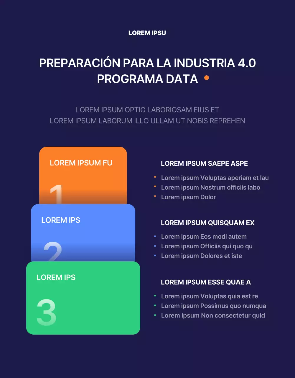 Azul marino, concepto de forma sencilla Sistema interno de formación para el empleo