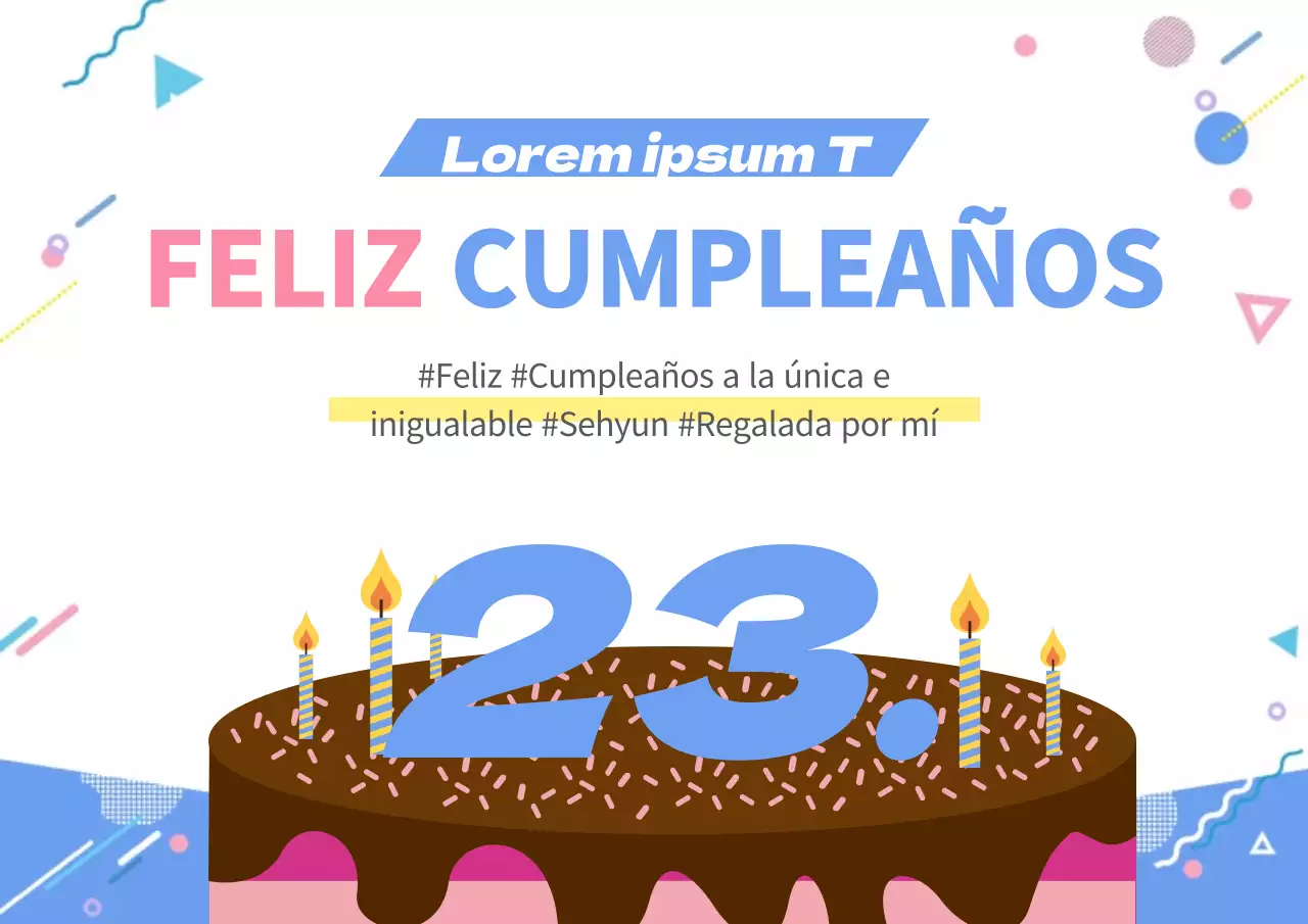 23 cumpleaños