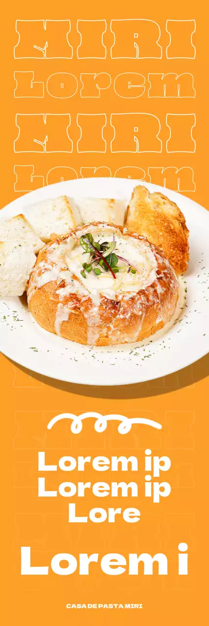 Promocione su menú de formularios con un toque amarillo brillante