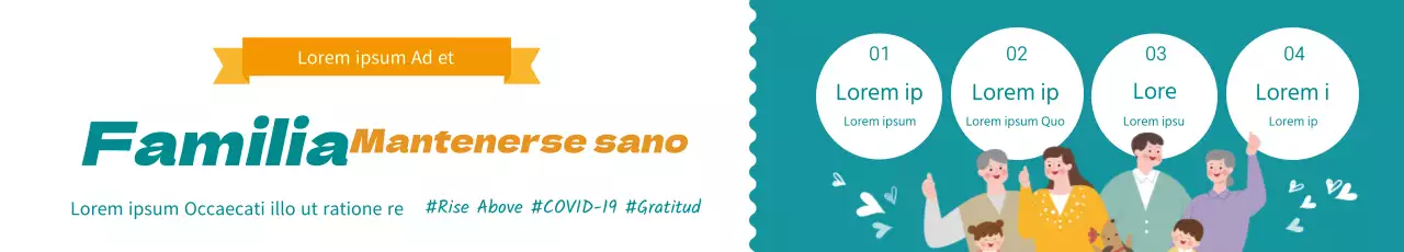 Ilustración azul y amarilla promoción de vacunas limpias