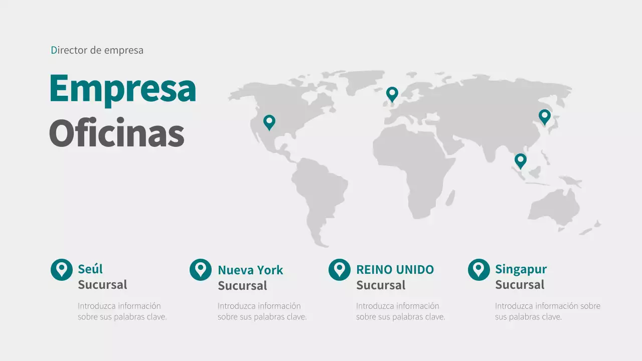 Infografía de diseño MAP con conceptos en gris y turquesa