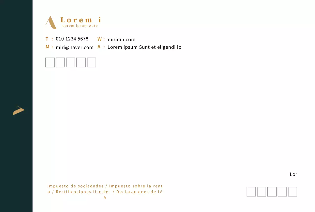 turquesa oscuro logotipo limpio negocio impuestos contabilidad