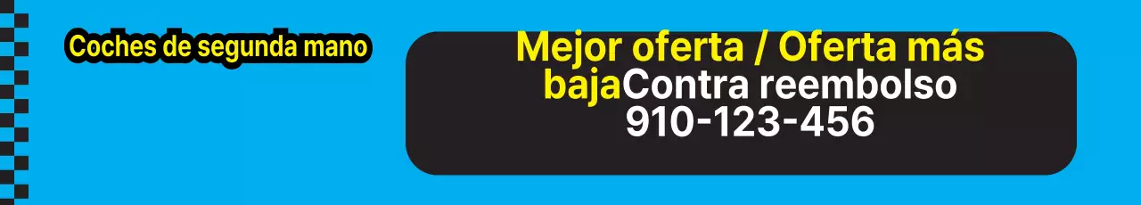 Vehículo de ocasión_Roadside Banner