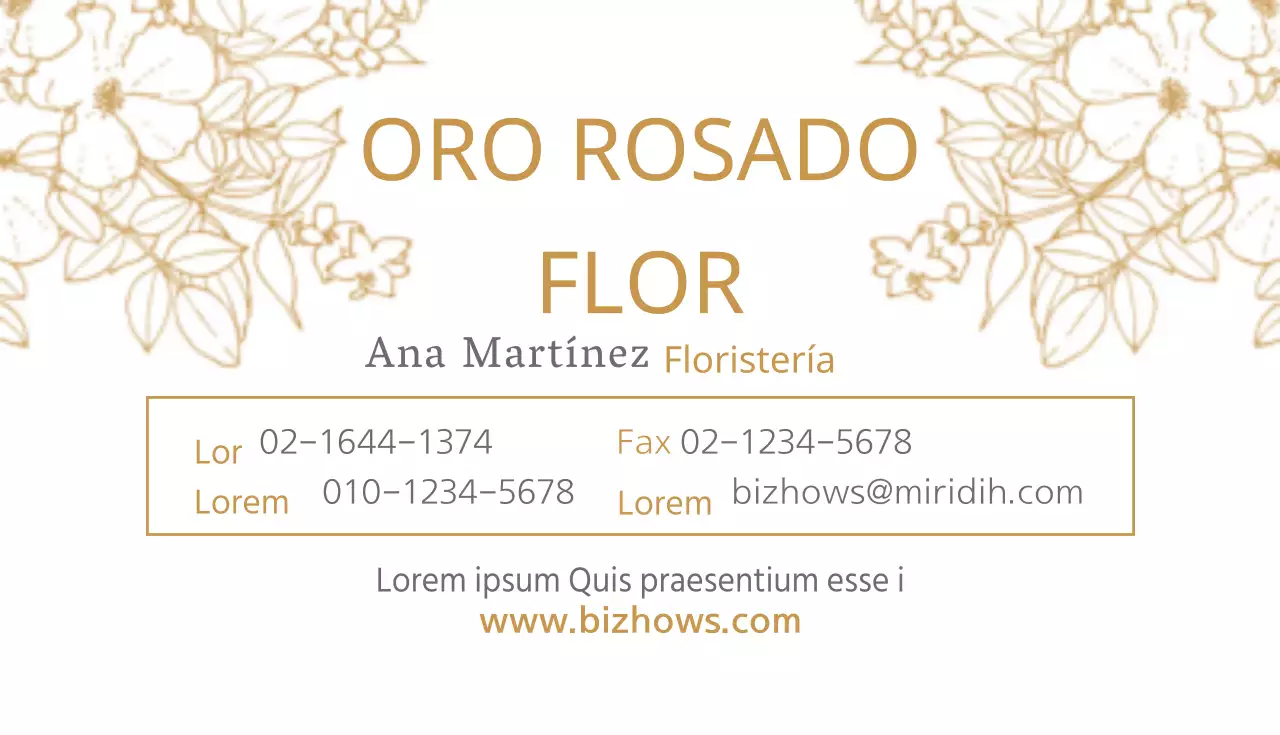 Flor de oro rosa