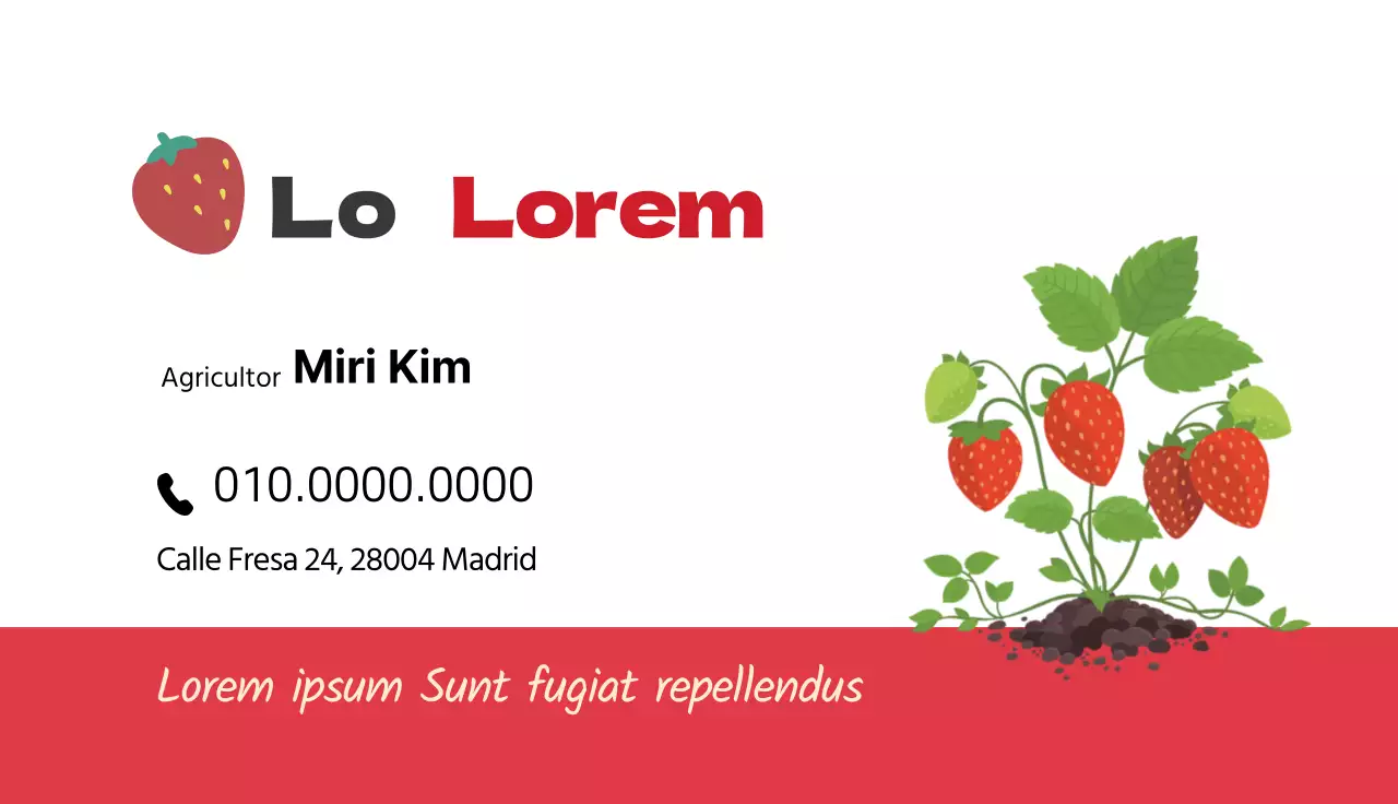 Granja de fresas blancas