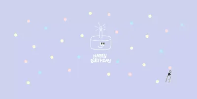 Bonitos vasos de papel para fiestas de cumpleaños en color morado pastel