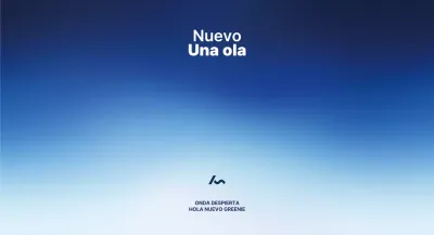 Promocione un seminario corporativo con un degradado azul oscuro