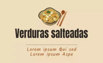 Verduras salteadas