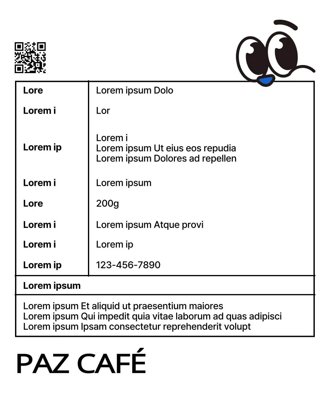 Diseño lindo granos de café con azul y rojo taza de café carácter ilustraciones