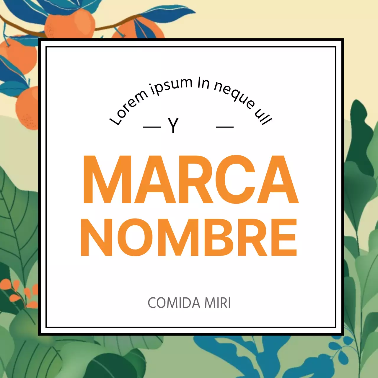 Pegatinas ilustradas de marca de lujo en color