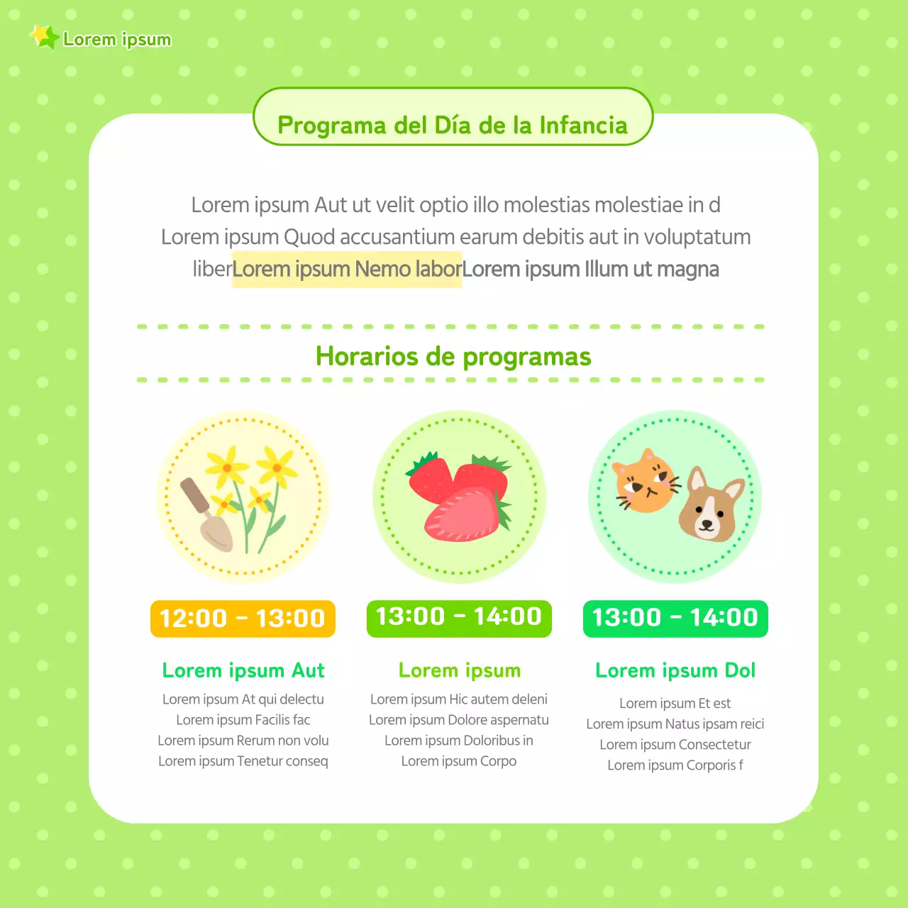 Noticias sobre tarjetas coloridas para el Día del Niño