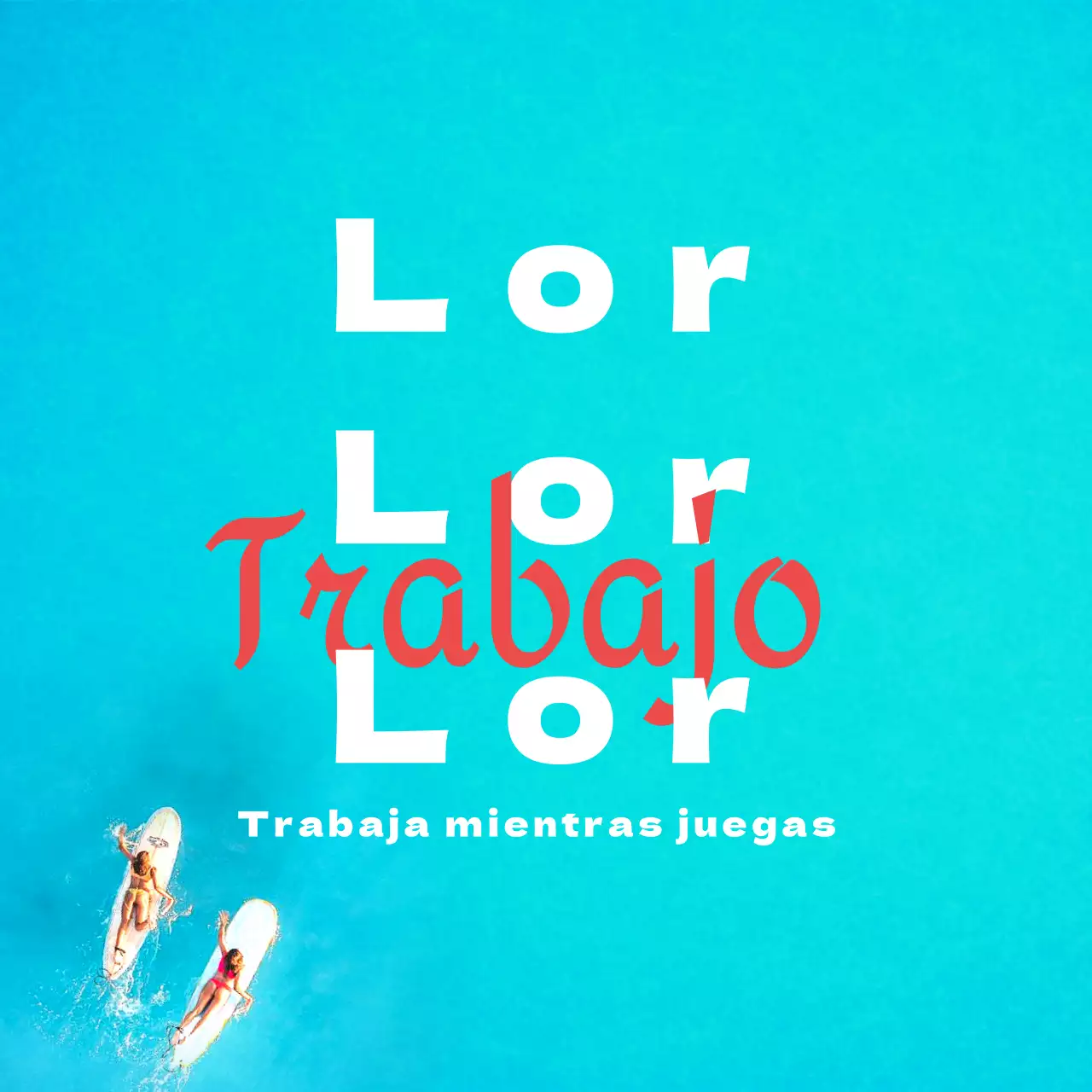 Un espacio de trabajo fresco y nítido en azul y amarillo