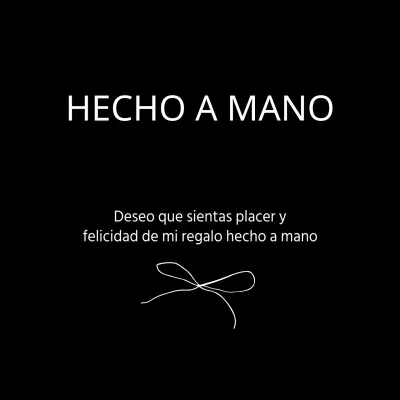 HECHO A MANO