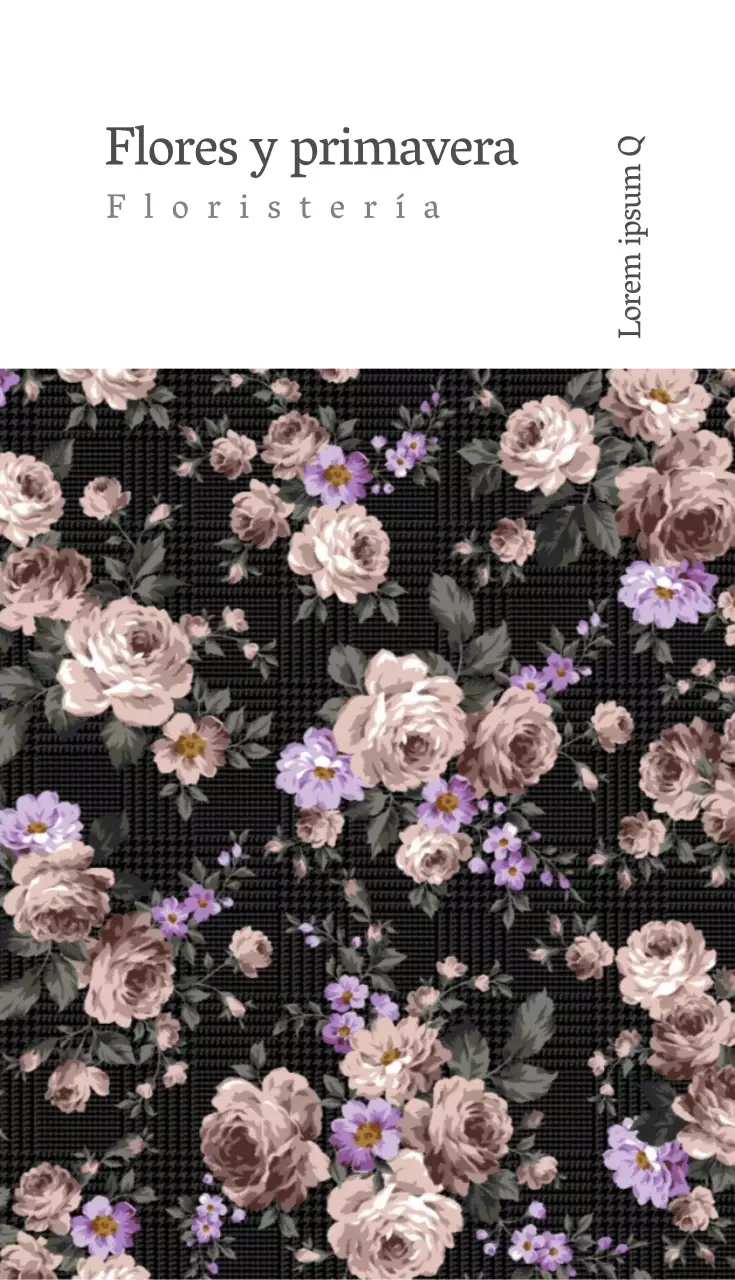 Flor de primavera tú