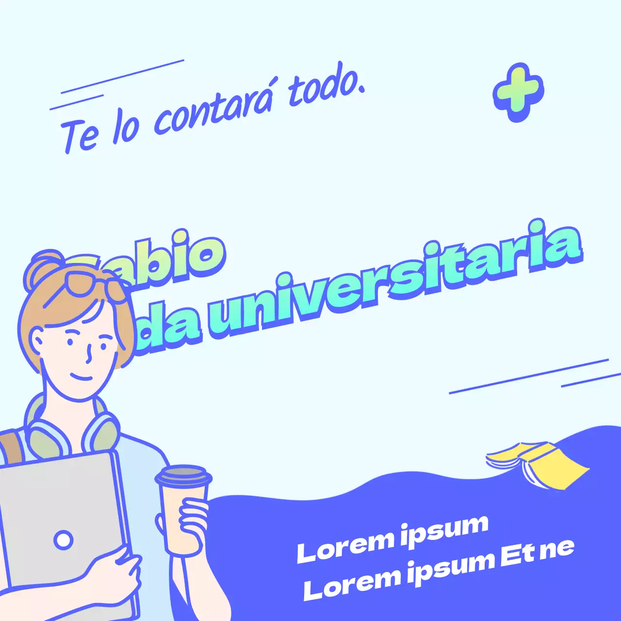 Cuadros azules de las redes sociales para guiarte en la vida universitaria