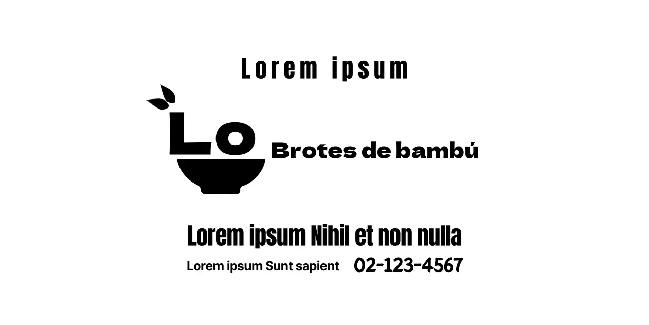 Icono de cuenco simple estilo logotipo casa de gachas para información y servicios