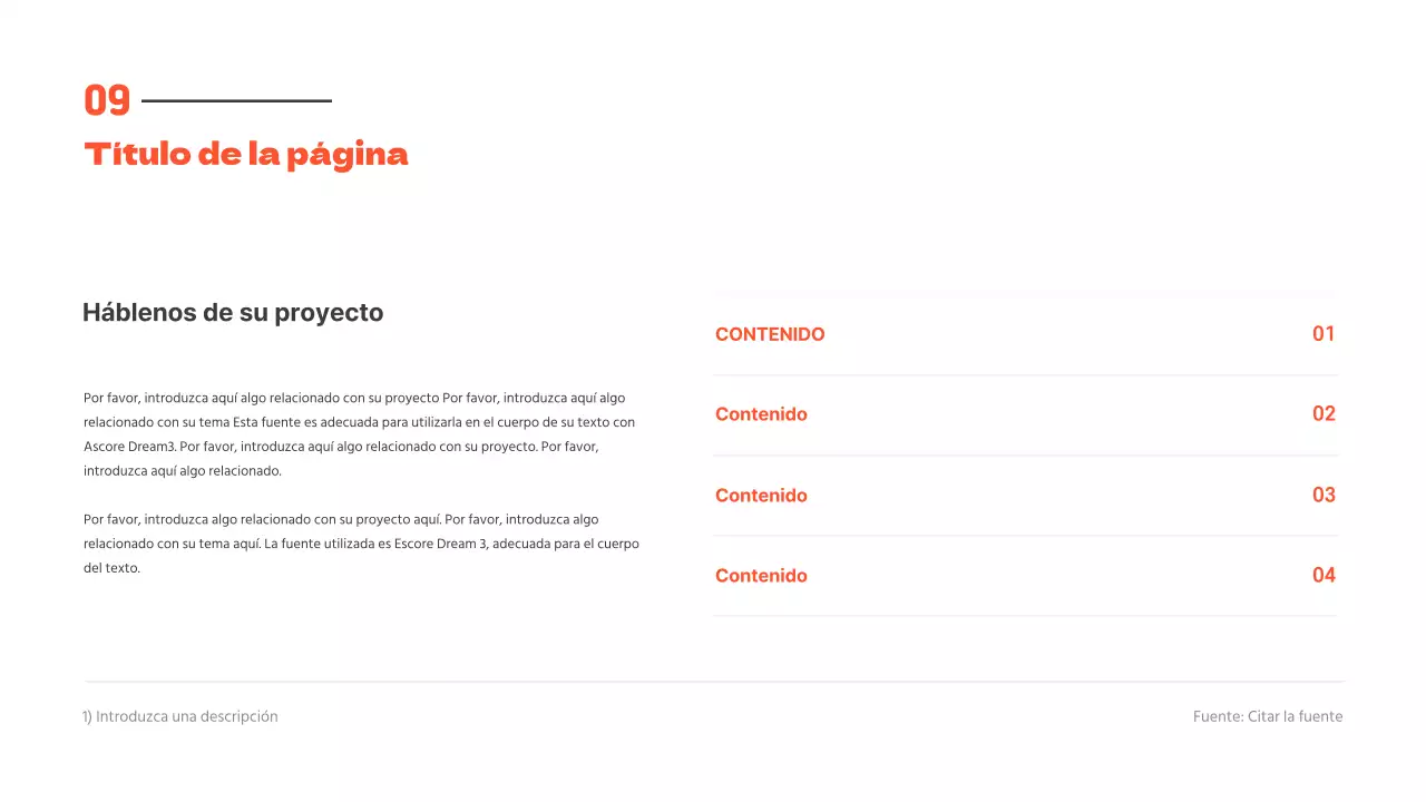 Presentaciones limpias