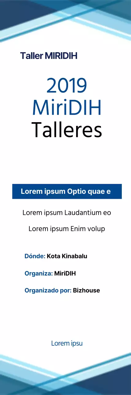 Taller en el extranjero_pancarta tridimensional