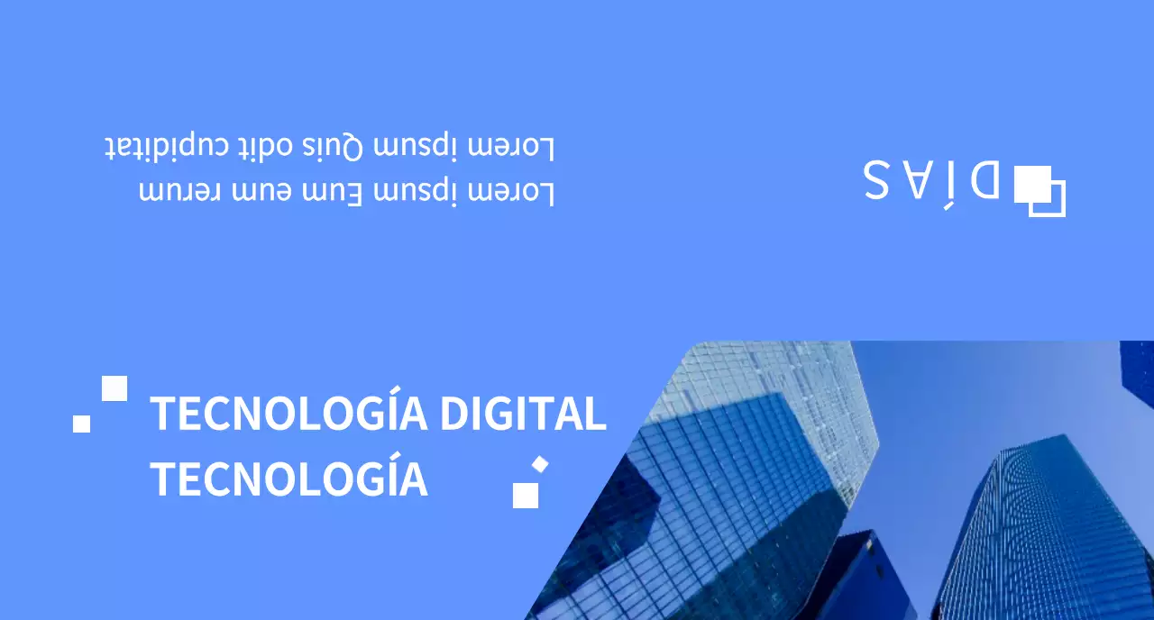 Concepto corporativo global en azul